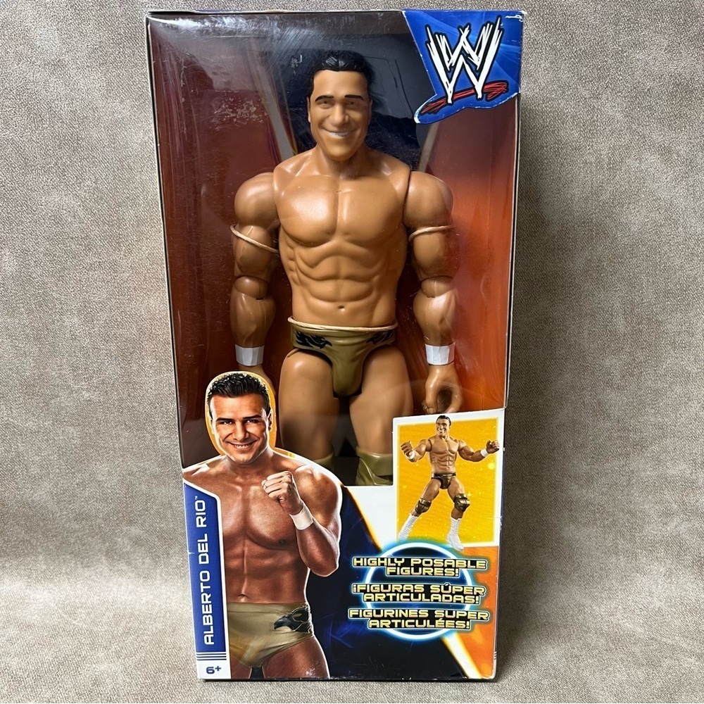 2013 WWE SERIES 12" IN TALL POSEABLE WRESTLER FIGURE - ALBERTO DEL RIO
